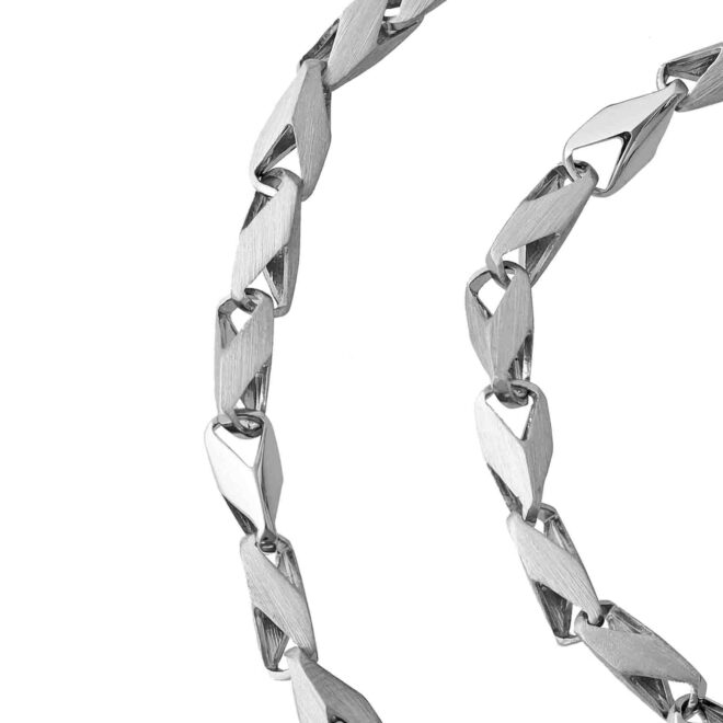 Luxury Platinum Bracelet for Men-The 12mm curb - Men's Platinum Jewelry |  ByEnzo